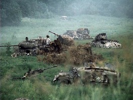 Т-34-85, ЗИС-3 и БТР-152