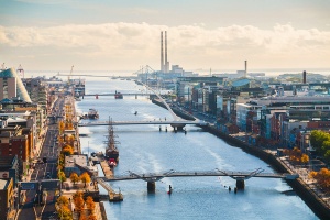 Дублин -прибрежный город