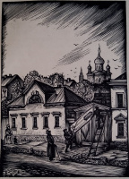 "Гробовщик", 1936 (худ. Л.Хижинский)