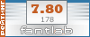 Текуюий рейтинг на «ФантЛабе»