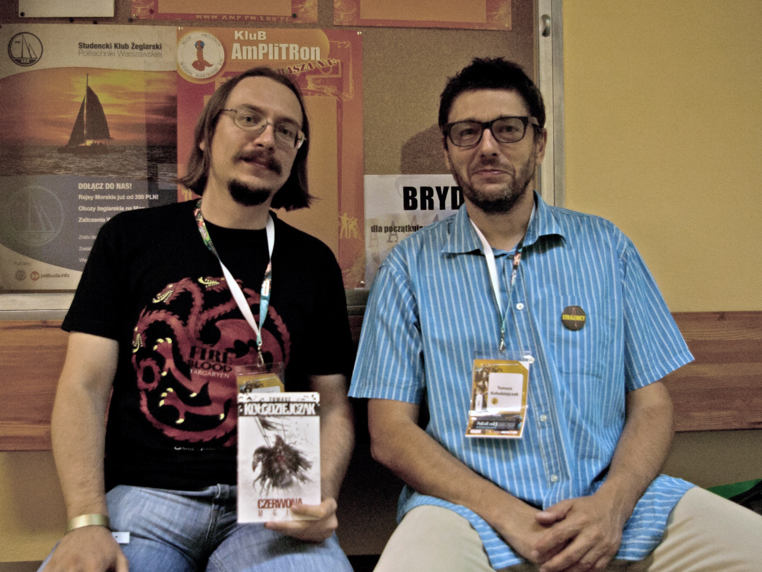 Мы с автором во время варшавского «Полкона» в 2013 году