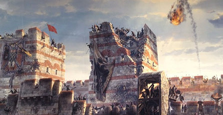 штурм Константинополя турками в 1453 г.