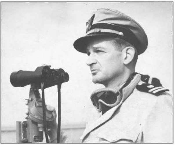 Джон Арвин в торговом флоте, около 1945 года