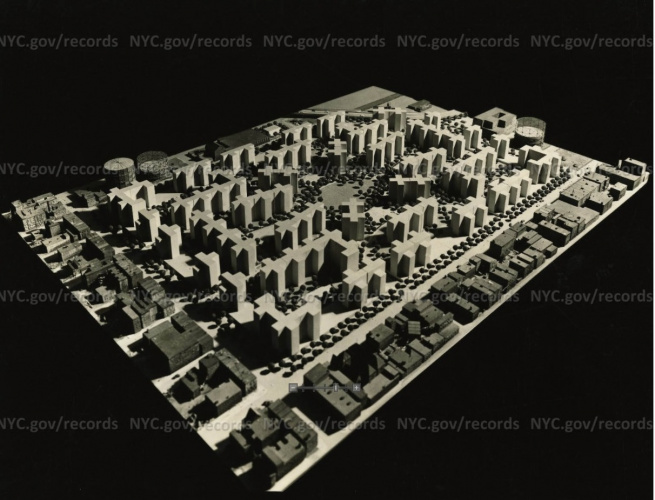  Макет застройки Стайвесант Тауна, 1934-1945 гг.