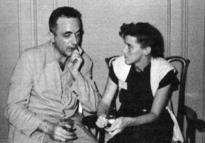  Фриц Лейбер и Кэтрин Маклин на Всемирном конвенте научной фантастики 1952 г.