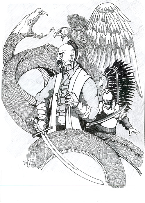 иллюстрация Александра Павлова, использованная в отзыве