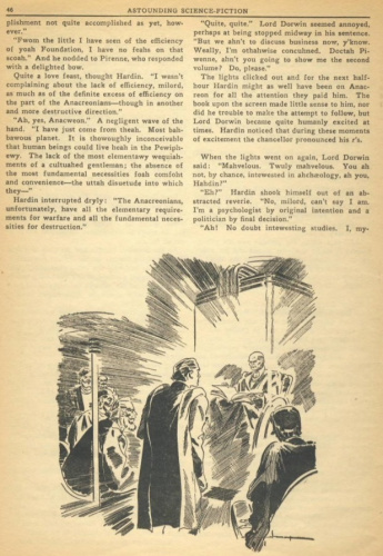  Первое изображение Хэри Селдон и его «пророчества»