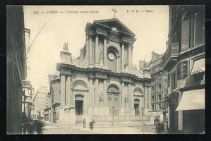 Церковь Сен-Рош, фотография начала XX века