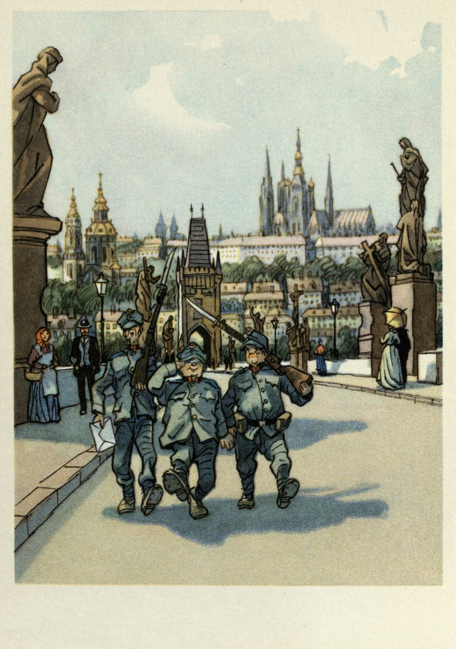 День независимости Чехии старые открытки