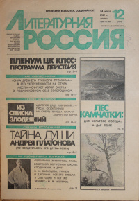 «Литературная Россия № 12 1989»