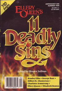 «Ellery Queen’s Anthology Summer 1989. Ellery Queen’s 11 Deadly Sins»