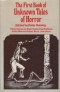 First Book of Unknown Tales of Horror