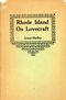 Rhode Island on Lovecraft