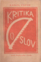 Kritika slov