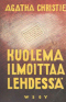 Kuolema ilmoittaa lehdessä