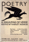 POETRY: A Magazine of Verse. Volume XXXVII. Number I. October 1930